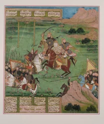 Shahnamaからの戦闘シーン